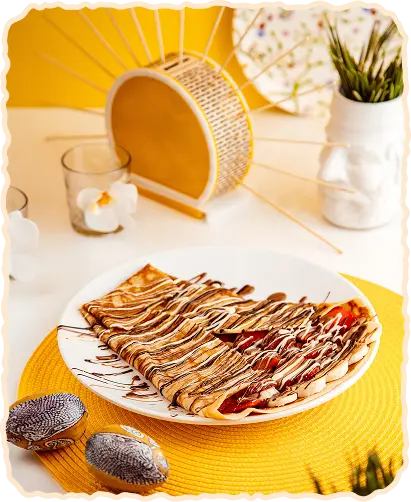Chocolate Strawberry Crepe